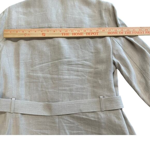 "EMANUEL UNGARO" 2 Pc. 100% Linen Pant Suit SZ 14 VTG  Quiet Luxury Elegant - Picture 13 of 16
